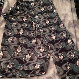Lularoe Disney Villain TC leggings Ursula